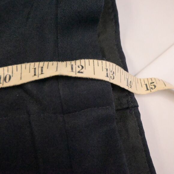 VTG JCPenney Comfort Slacks Mens 42x32 Navy Blue High Rise Dress Pants Trousers - Picture 5 of 6
